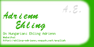 adrienn ehling business card